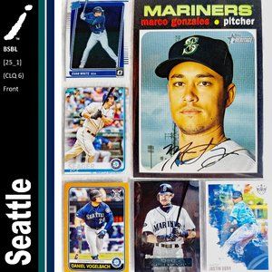 Seattle Mariners 6 Card Lot -  BSBL [25_1]